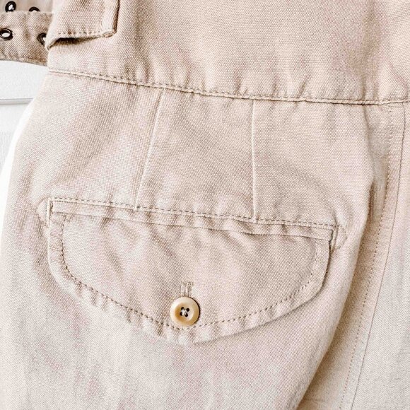 Banana Republic Explorer Shorts in Transition Cream - Size 6 NWOT - Picture 5 of 6